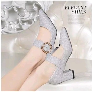 hills/high heels (al09) wanita telaris Hak Setengah . Estimasi Harga Rp. 49.000,- s/d Rp. 51.000,-