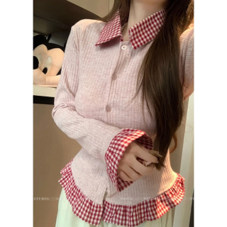 blus atasan baju korea vintage premium Kerah polo. Estimasi Harga Rp. 113.000,- s/d Rp. 116.000,-