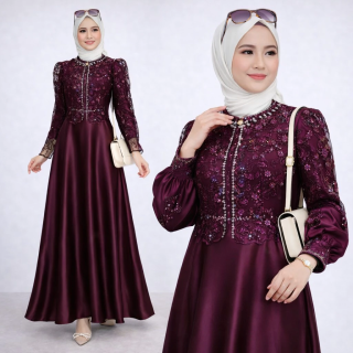 Sakura Dress Maxy Gamis Wanita Modern. Estimasi Harga Rp. 88.000,- s/d Rp. 90.000,-