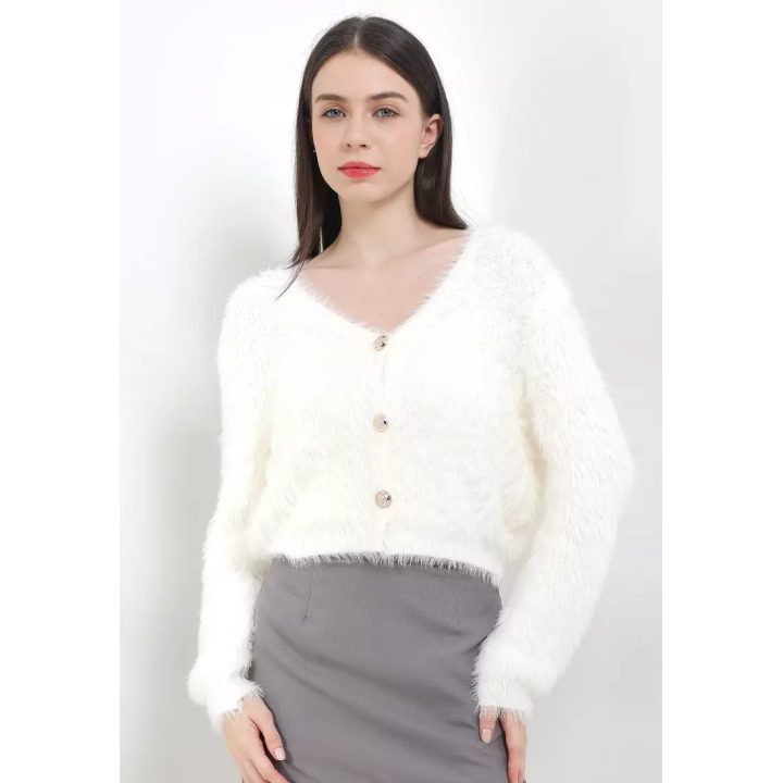 Chic Simple L/S Short Fur Coat. Estimasi Harga Rp. 522.000,- s/d Rp. 524.000,-