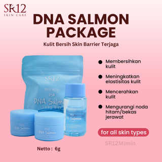 SR12 DNA Salmon Paket Perawatan Wajah Cerah Dan Glowing 1 Paket DNA Salmon. Estimasi Harga Rp. 184.000 s/d Rp. 186.000,-