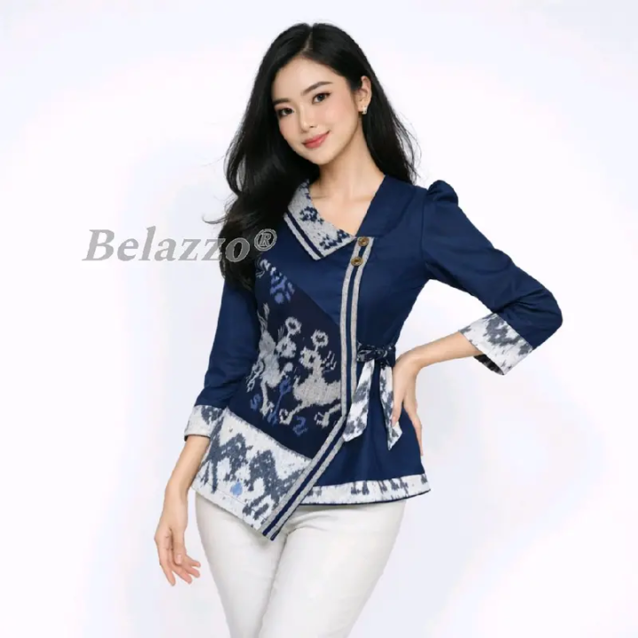 Blouse Batik Tenun. Estimasi Harga Rp. 212.000 s/d Rp. 215.000,-