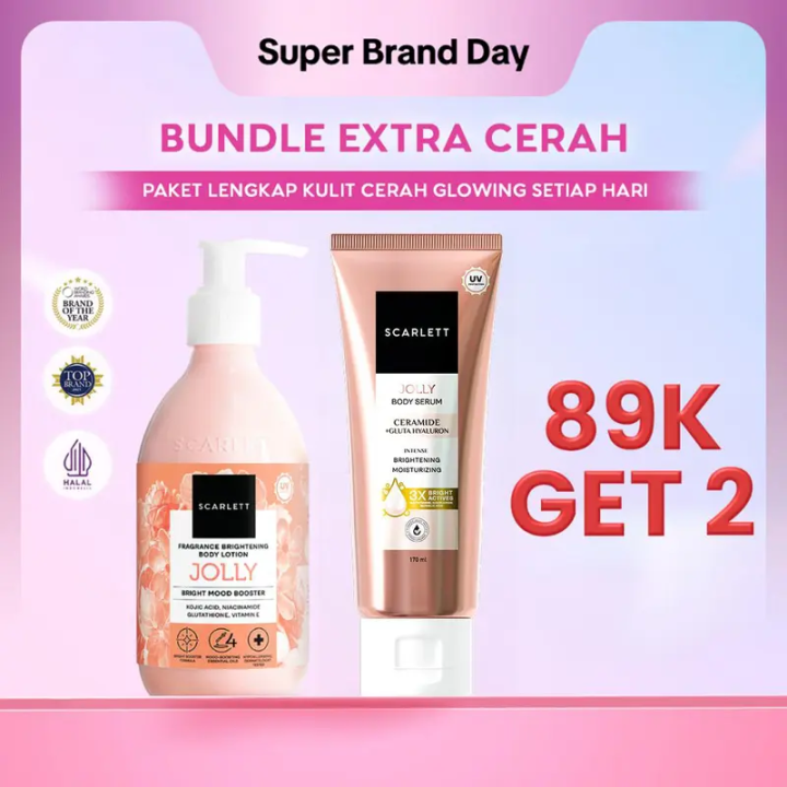 Scarlett Body lotion. Estimasi Harga Rp. 78.000,- s/d Rp. 81.000,-