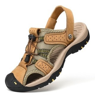 Sandal Sendal Gunung Pria Cowok DewasaKulit Asli.  Estimasi Harga Rp. 269.000,- s/d Rp. 271.000,-