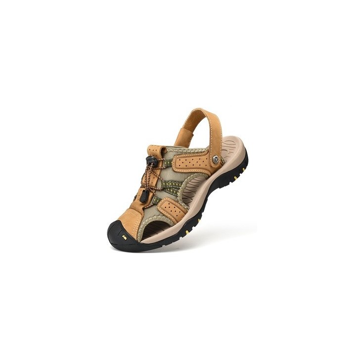 Sandal Sendal Gunung Pria Cowok DewasaKulit Asli.  Estimasi Harga Rp. 269.000,- s/d Rp. 271.000,-